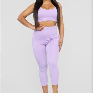 New Fashion nova lilac set